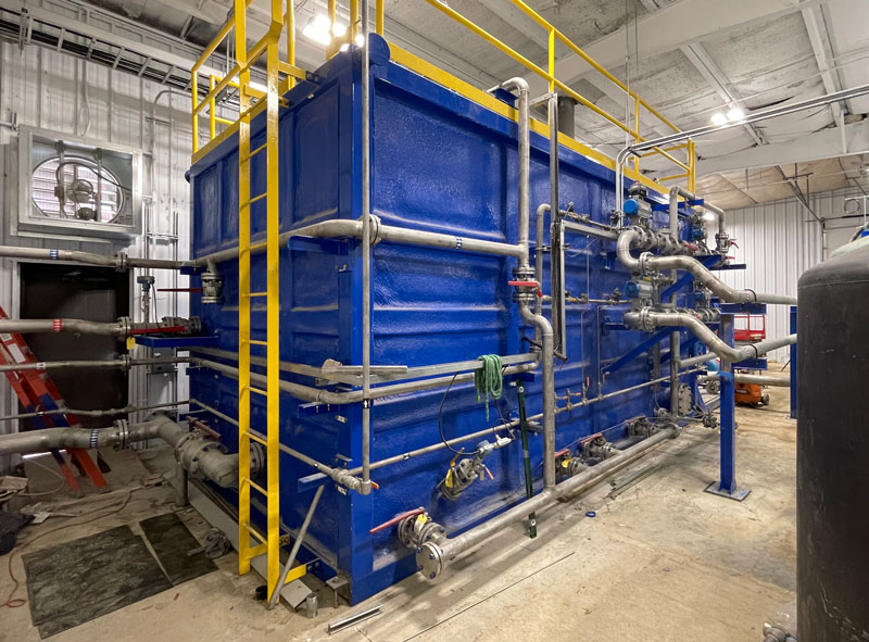 Valkyrie installation at landfill gas operation removes H2S in extreme low pressure environments.