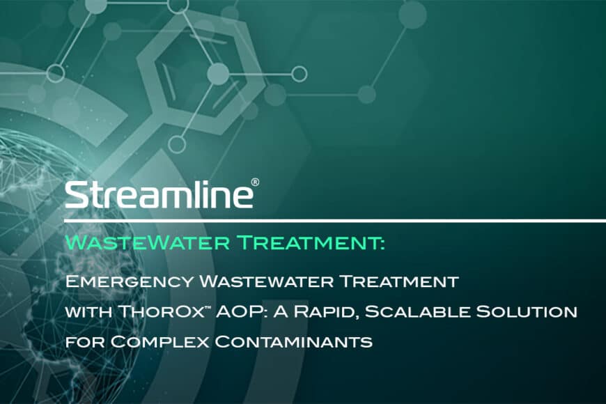 Advanced Oxidation Process for Emergency Wastewater Treatment